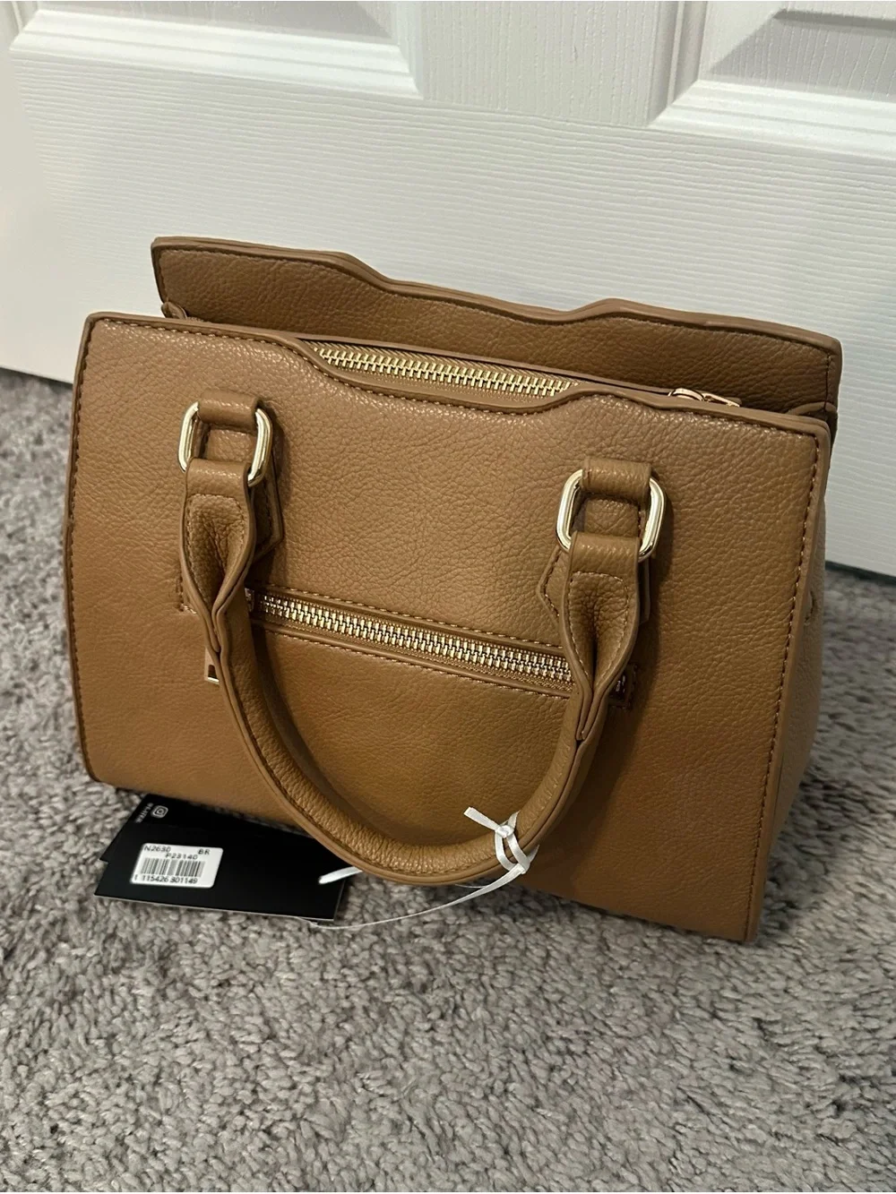 La Terre Fashion top-handle satchel bag (vegan) NWT